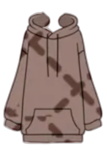 Brown hoodie