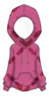 Pink hoodie