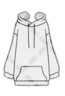 White hoodie