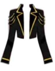 Black military jacket