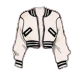 White varsity jacket