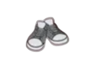 Black sneakers