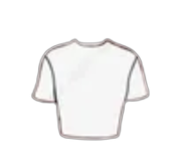 White cropped t-shirt
