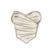 White wrapped top
